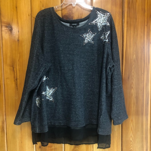 Style & Co. Sweaters - Star embellishment sweater Q29